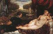 TIZIANO Vecellio Venus with Organist and Cupid Sweden oil painting artist